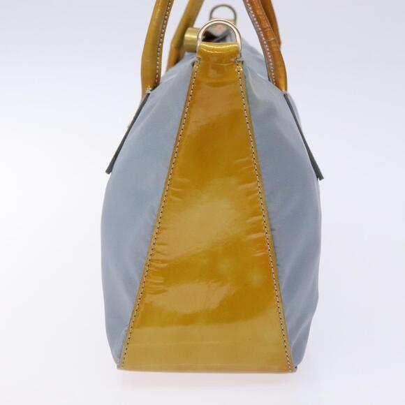 PRADA Hand Bag Nylon Light Blue - Picture 4 of 13